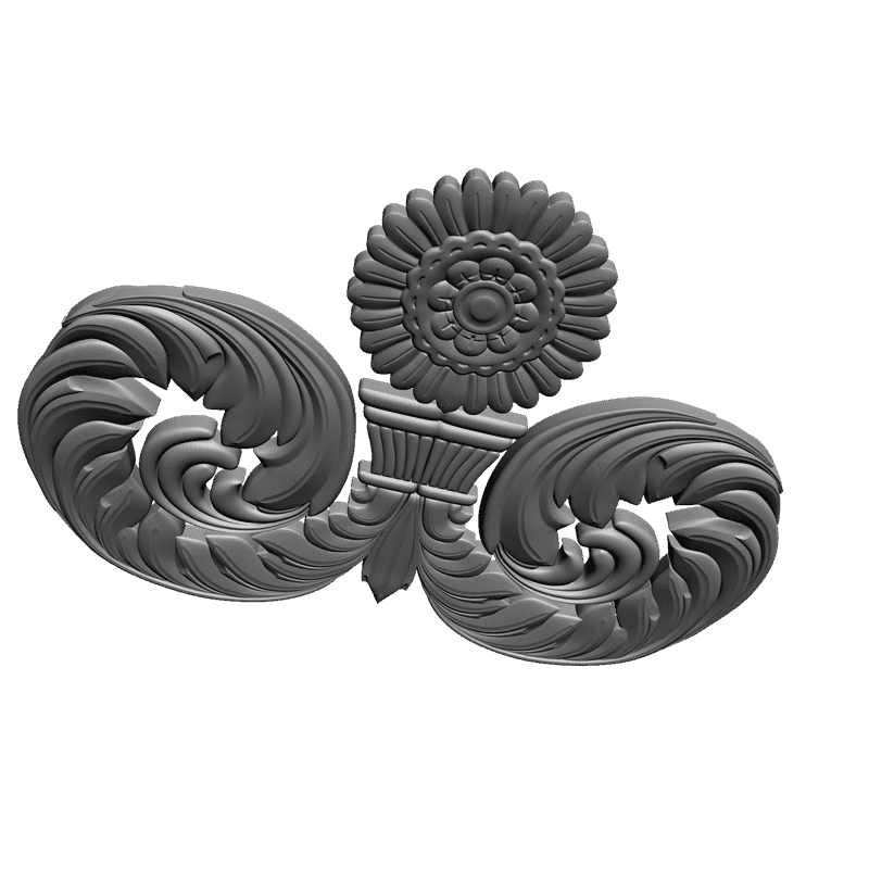 картинка Накладка резная D10-126 3D-STL.COM