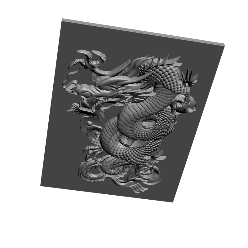 картинка Дракон D12-690 3D-STL.COM