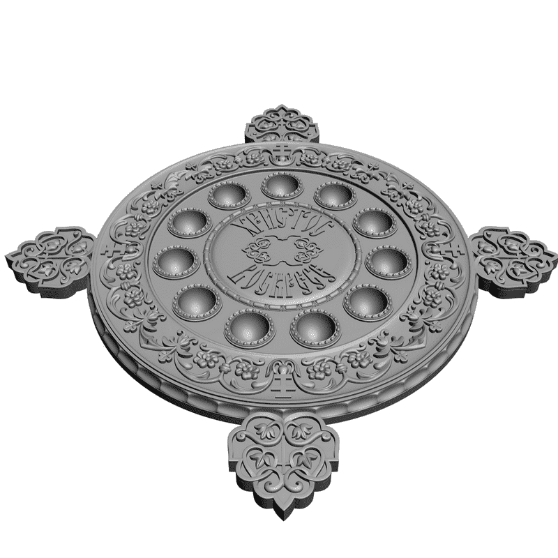 картинка Подставка для пасхальных яиц V8-006 3D-STL.COM