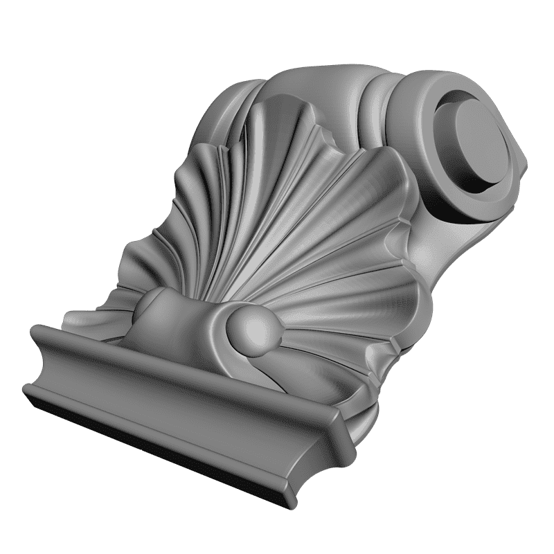 картинка Кронштейн резной D9-107 3D-STL.COM
