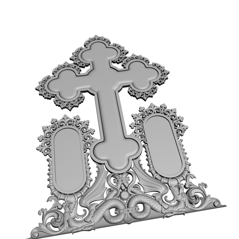 картинка Крест V5-021 3D-STL.COM