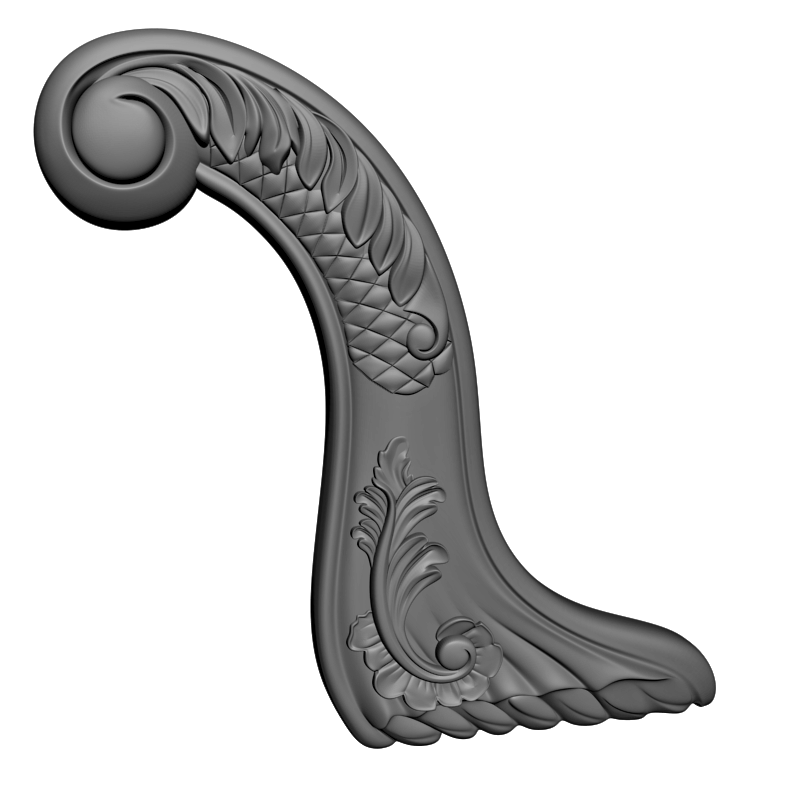 картинка Ножка мебельная M6-106 3D-STL.COM