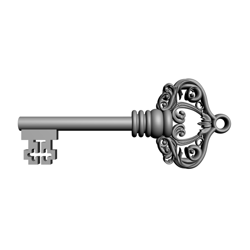 картинка Золотой ключик RY6-067 3D-STL.COM