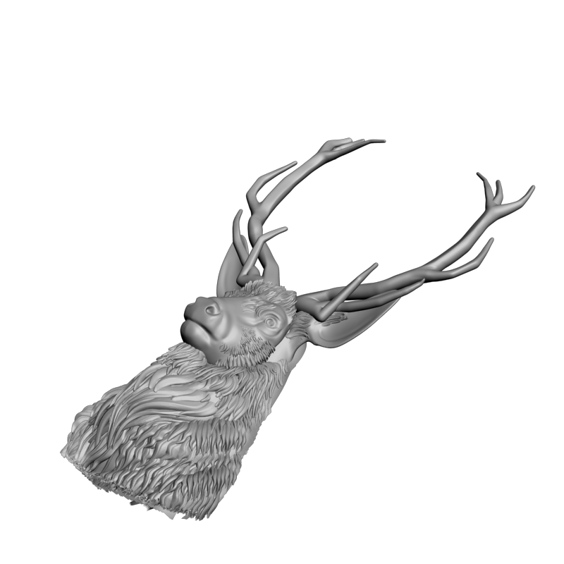 картинка Голова оленя F1-216 3D-STL.COM