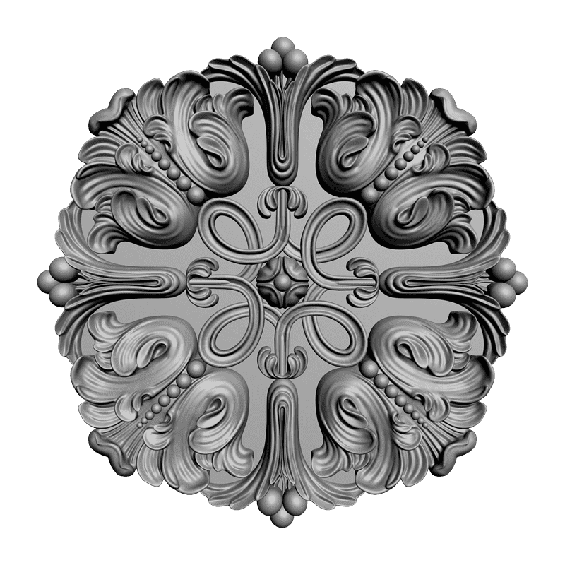 картинка Розетка резная D16-184 3D-STL.COM