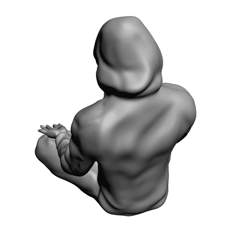 картинка Монах L3-133 3D-STL.COM