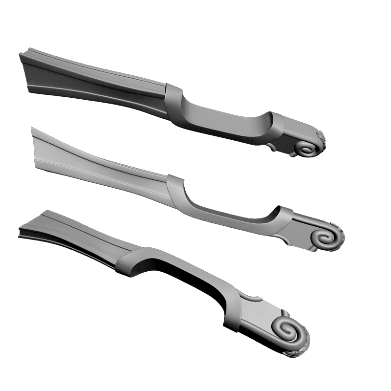 картинка Набор. 11 деталей стула M9-029 3D-STL.COM