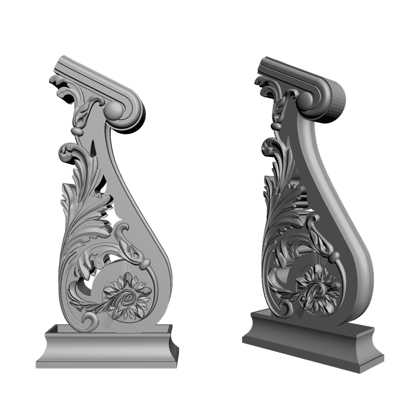 картинка Столб D17-019 3D-STL.COM