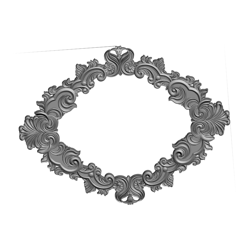 картинка Рама резная D14-527 3D-STL.COM