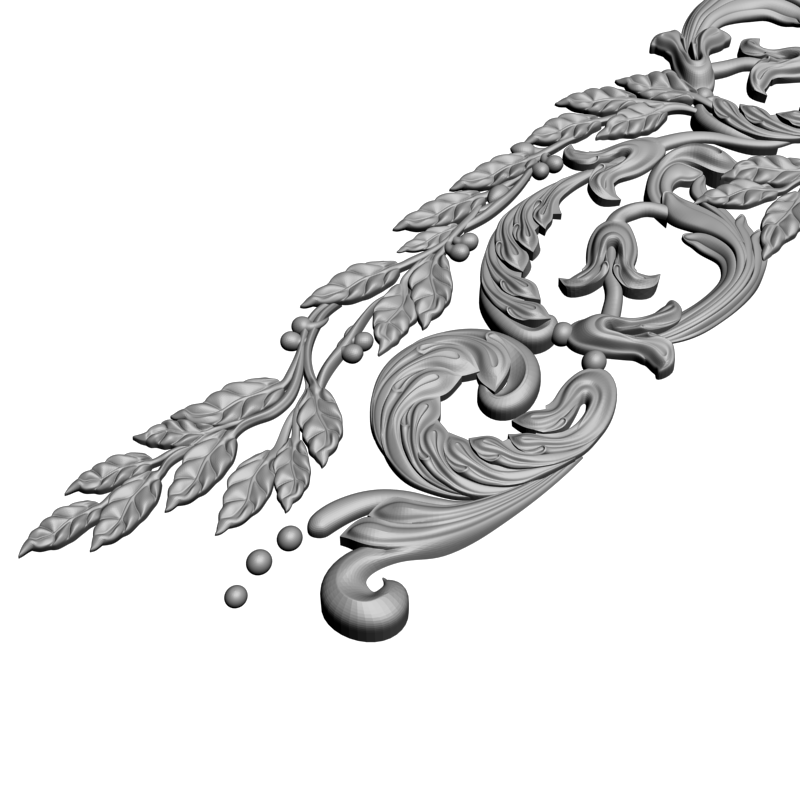 картинка Накладка декоративная D10-348 3D-STL.COM