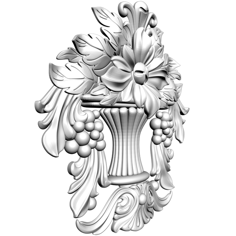 картинка Накладка резная D10-309 3D-STL.COM