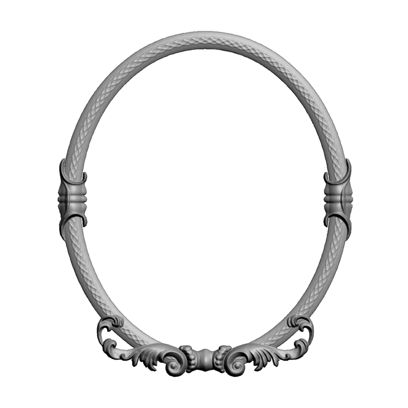 картинка Рама резная D14-501 3D-STL.COM