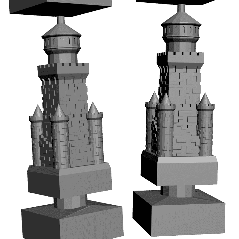 картинка Набор шахмат. Крестоносцы PI3-096 3D-STL.COM
