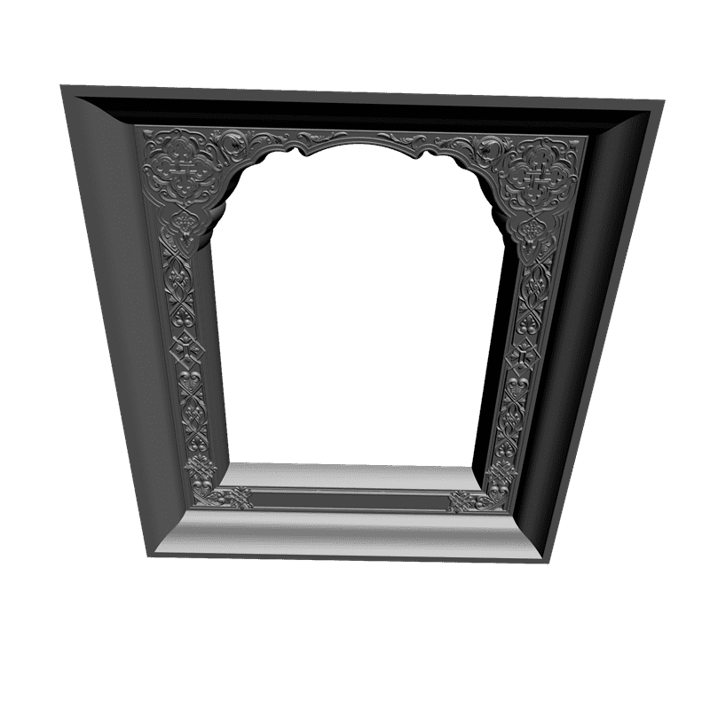 картинка Рамка резная под икону D14-172 3D-STL.COM