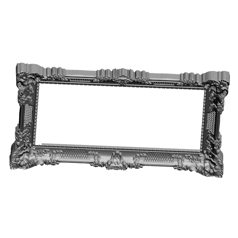 картинка Прямоугольная рамка для картины D14-083 3D-STL.COM