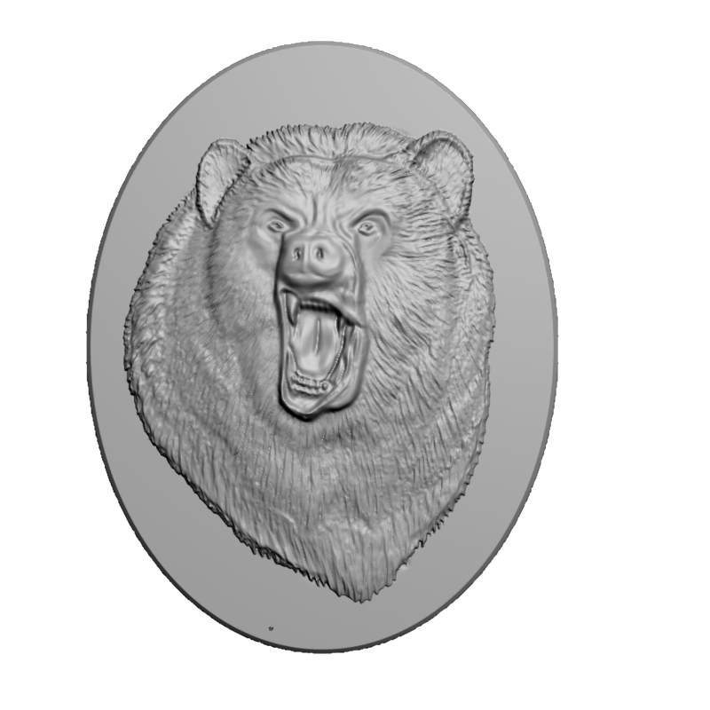 картинка Медведь F1-247 3D-STL.COM