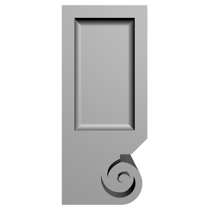 картинка Кронштейн резной D9-085 3D-STL.COM