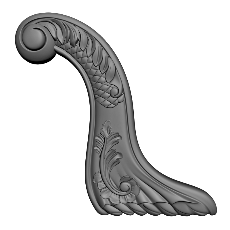 картинка Ножка мебельная M6-106 3D-STL.COM