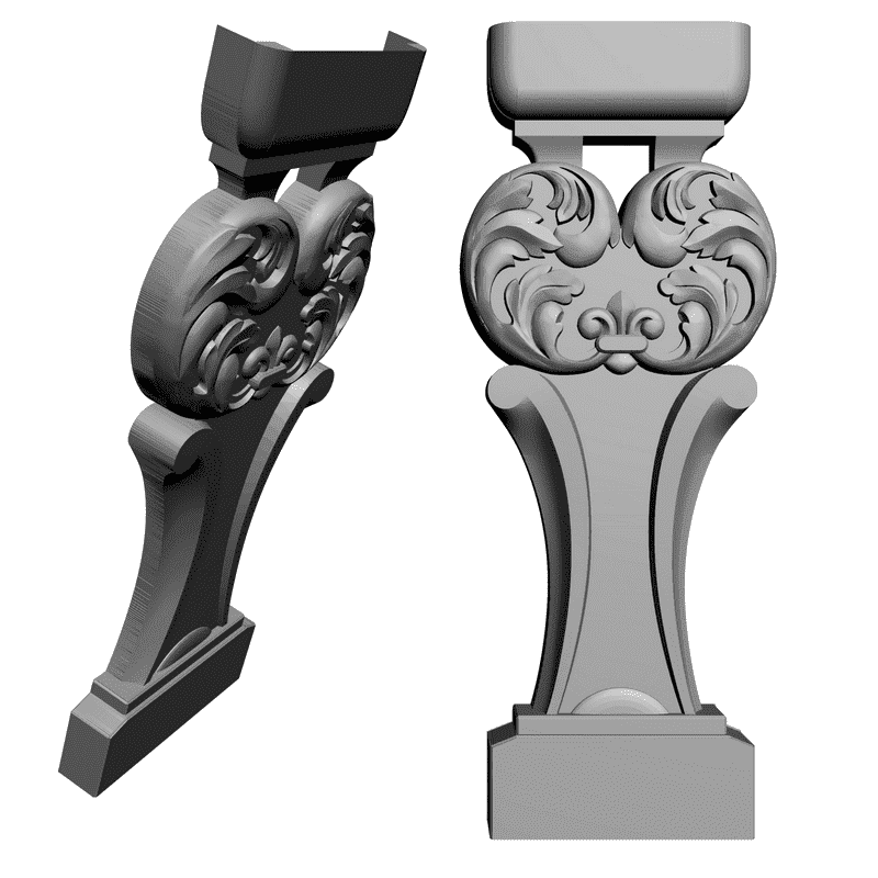 картинка Ножка M6-008 3D-STL.COM