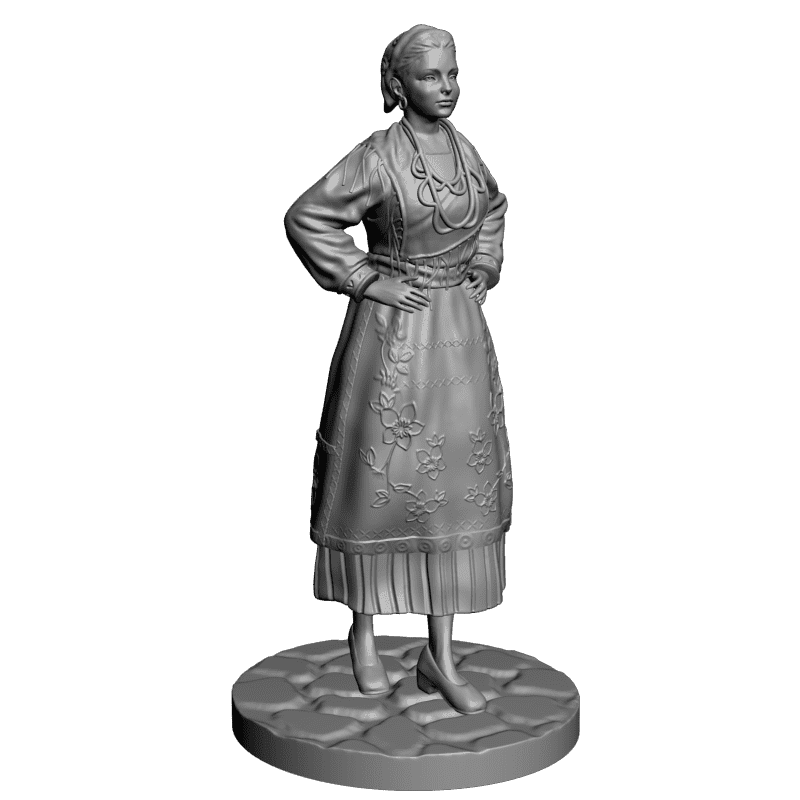 картинка Португальский танцор L3-233 3D-STL.COM