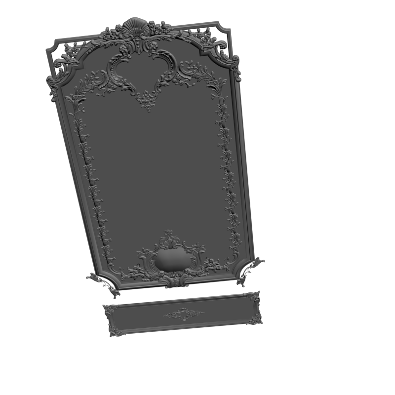 картинка Зеркало D14-414 3D-STL.COM