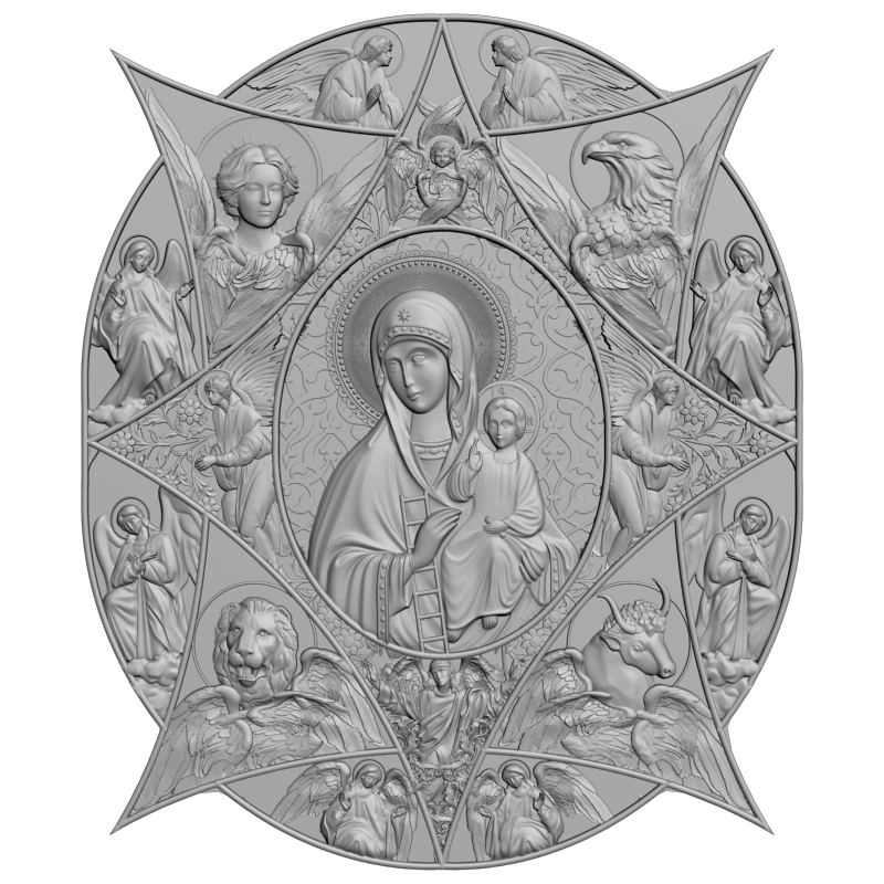картинка Неопалимая Купина V3-392 3D-STL.COM