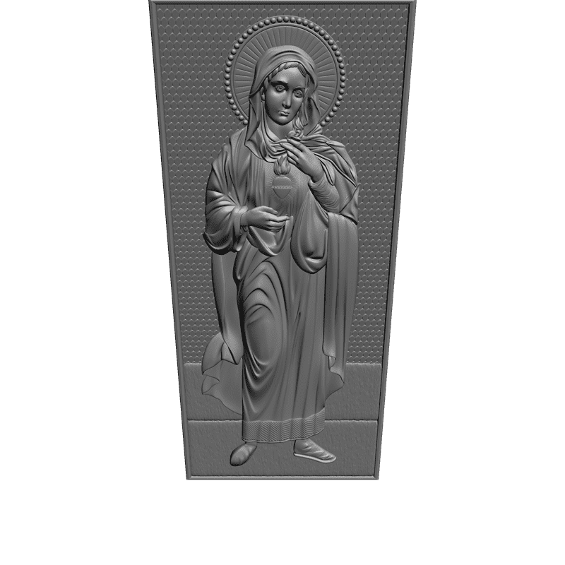 картинка Святая Мария V3-061 3D-STL.COM