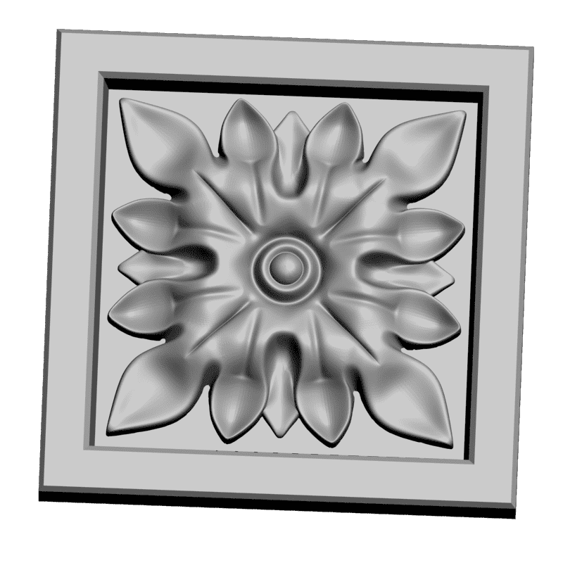 картинка Розетка резная D16-139 3D-STL.COM