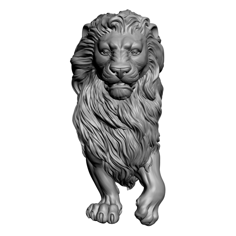 картинка Лев F1-251 3D-STL.COM