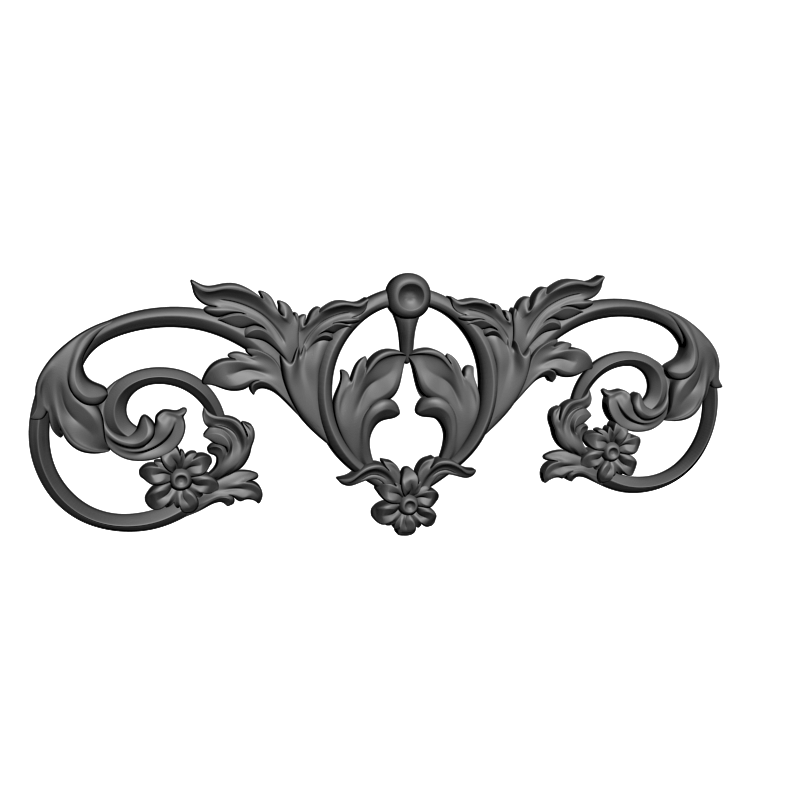 картинка Накладка декоративная рамная D10-395 3D-STL.COM