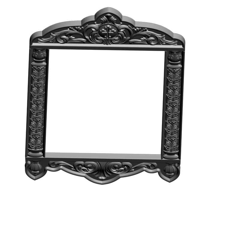 картинка Рамка резная D14-585 3D-STL.COM