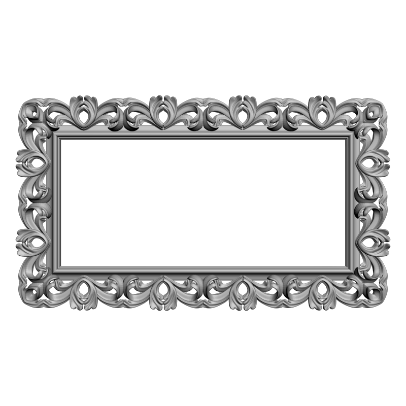 картинка Рамка резная D14-645 3D-STL.COM