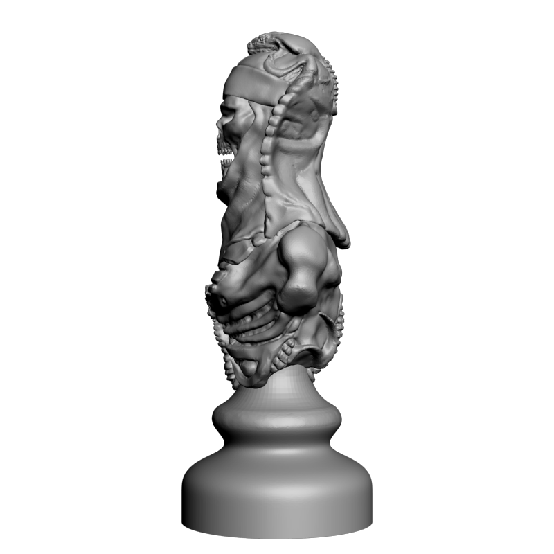 картинка Египетские мумии Пешка PI3-146 3D-STL.COM