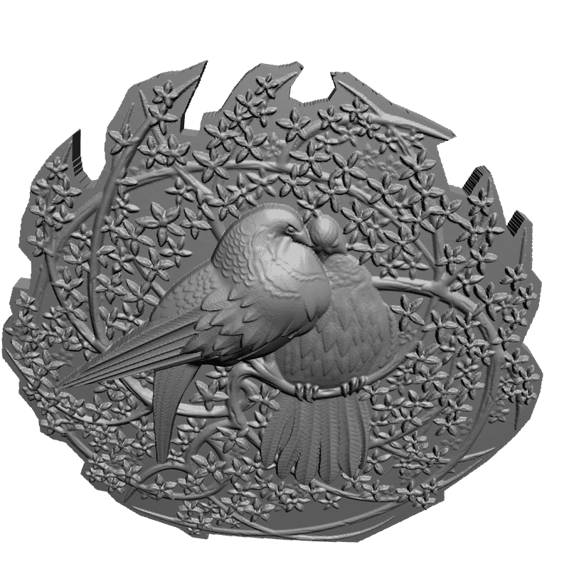 картинка Птицы D12-097 3D-STL.COM