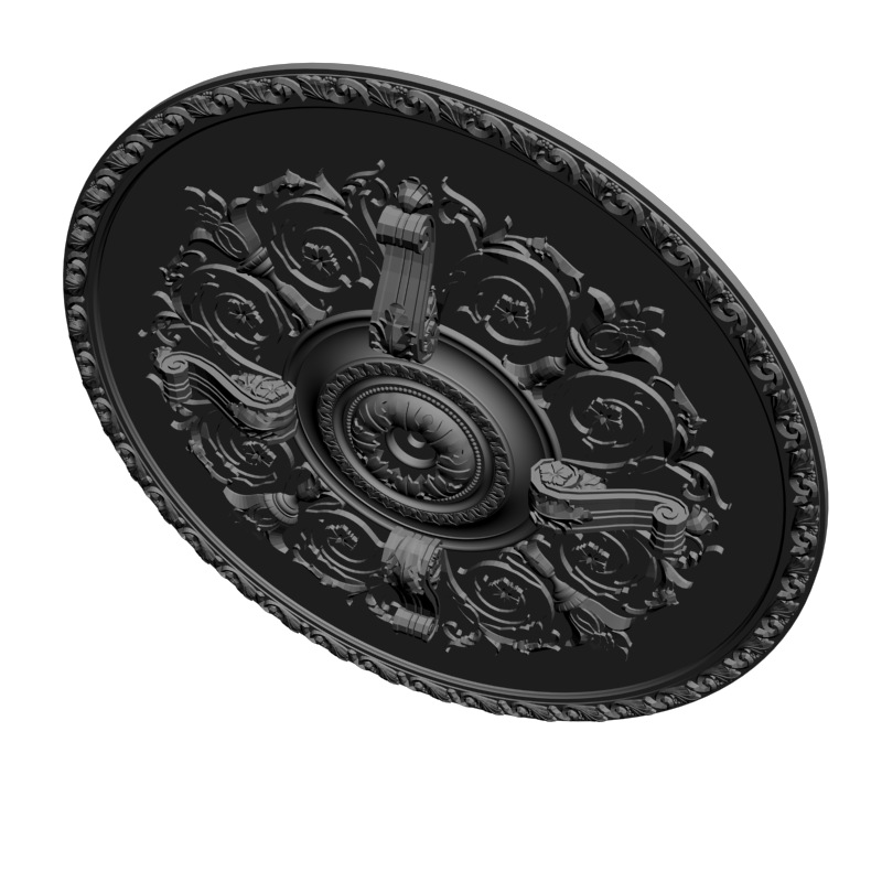 картинка Розетка резная D16-338 3D-STL.COM