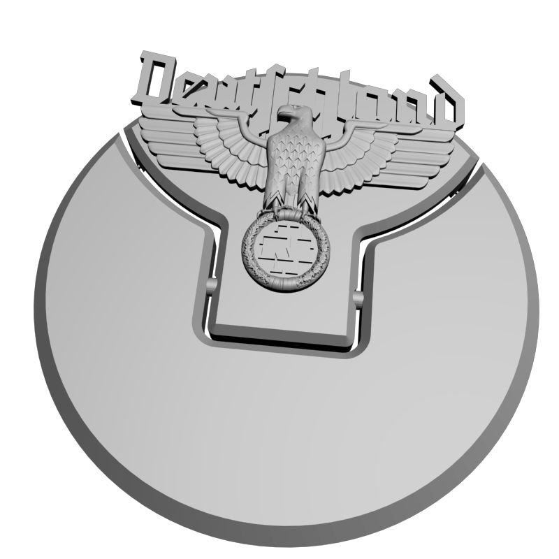 картинка Rammstein крышка P4-526 3D-STL.COM