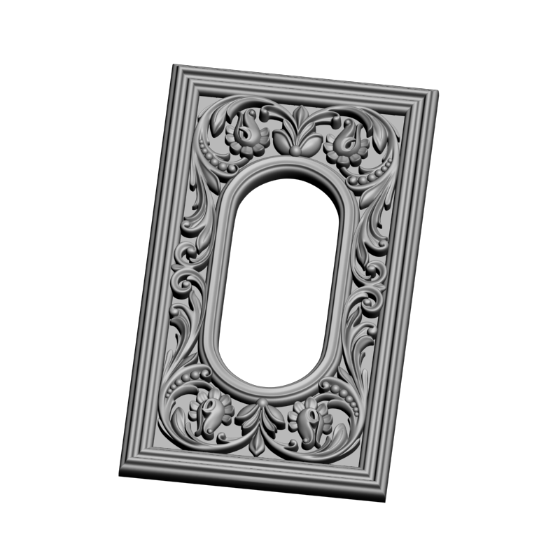 картинка Рамка резная D14-614 3D-STL.COM