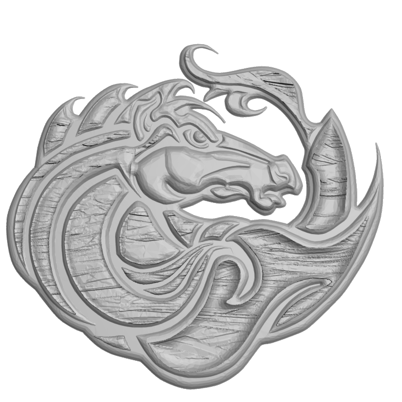 картинка Голова коня F1-281 3D-STL.COM