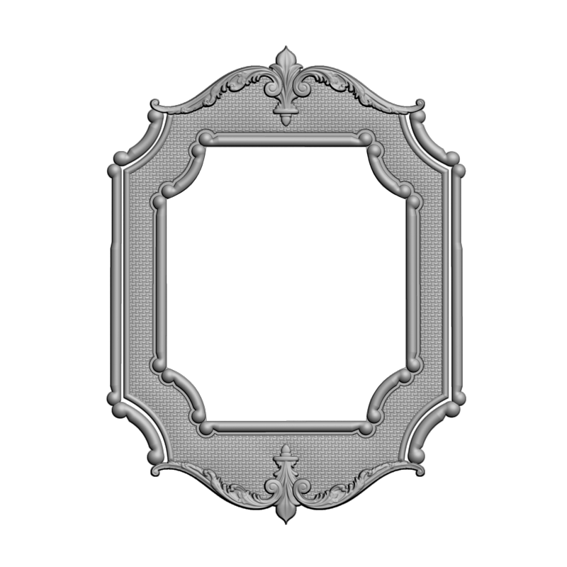 картинка Рама резная D14-500 3D-STL.COM