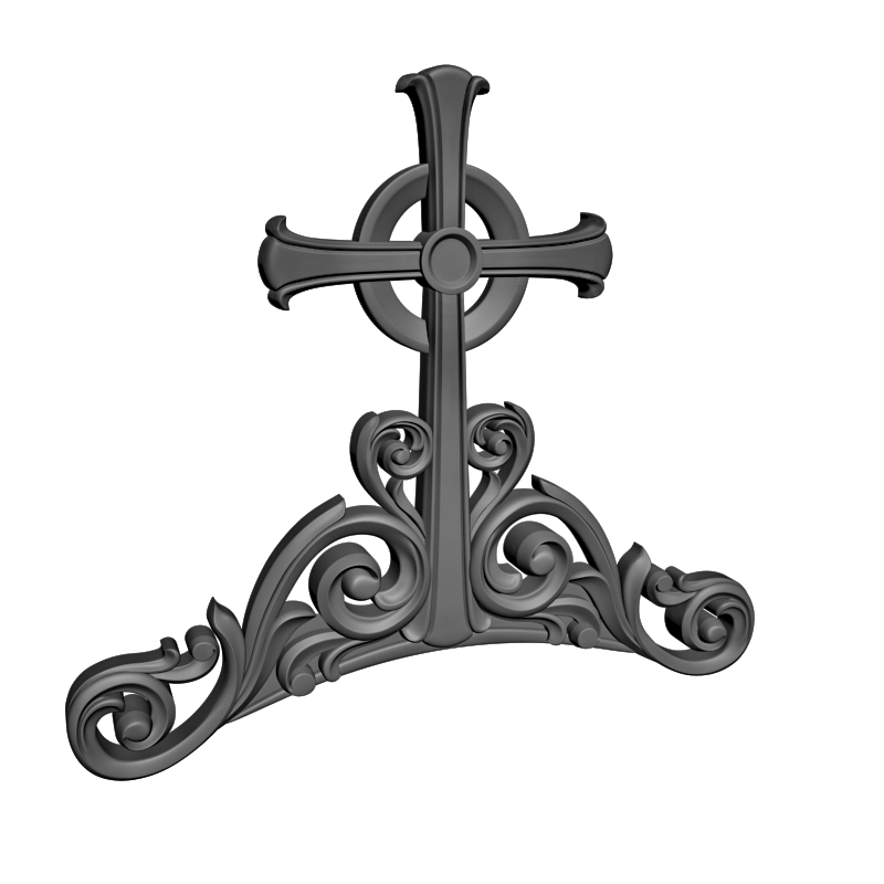 картинка Арка с крестом V9-145 3D-STL.COM