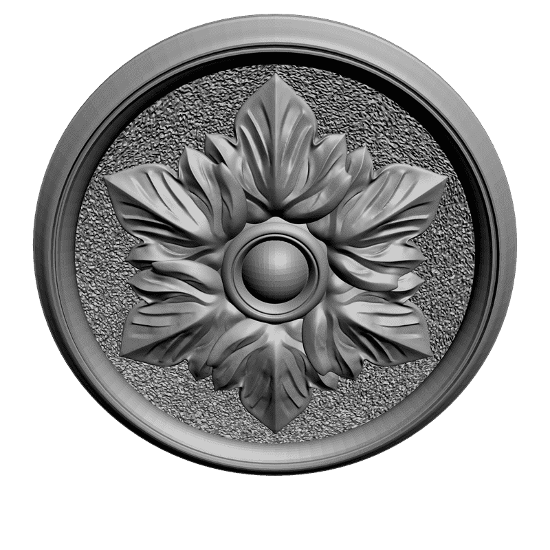 картинка Розетка резная D16-030 3D-STL.COM