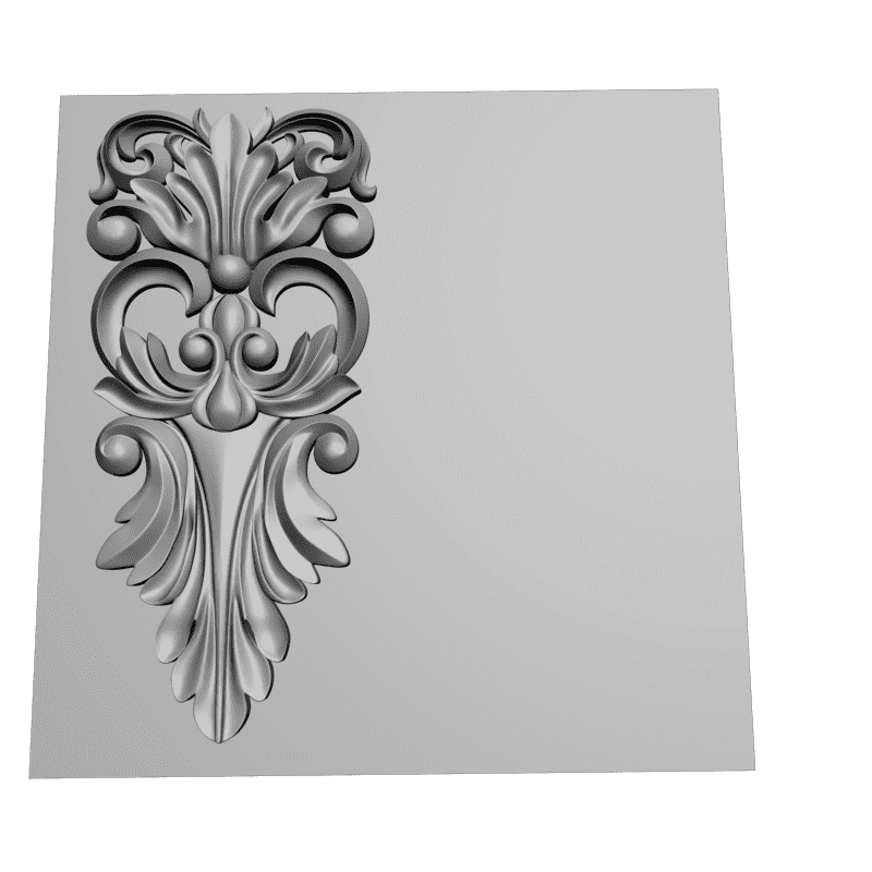 картинка Накладка резная D10-253 3D-STL.COM