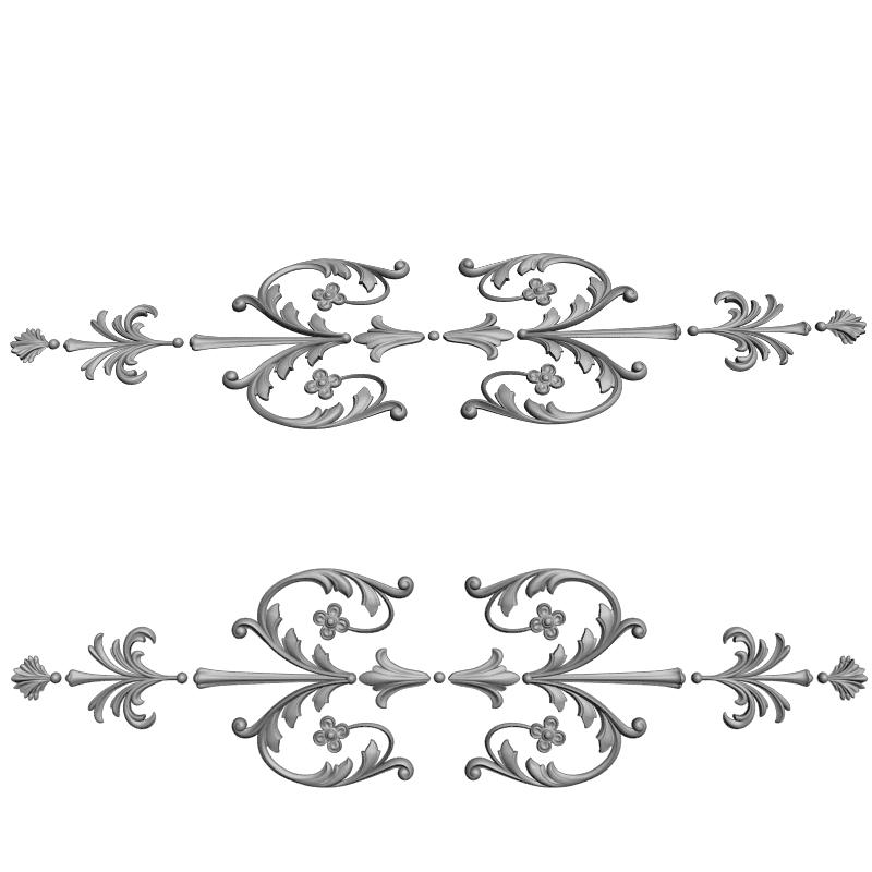 картинка Накладка резная D10-130 3D-STL.COM