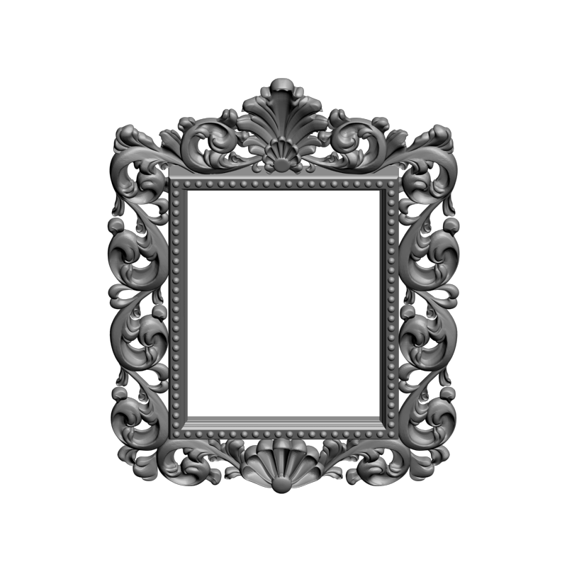 картинка Рамка резная D14-606 3D-STL.COM
