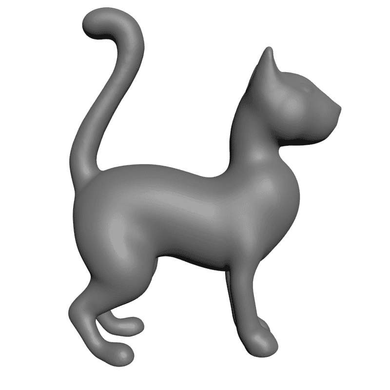 картинка Кошка F1-169 3D-STL.COM