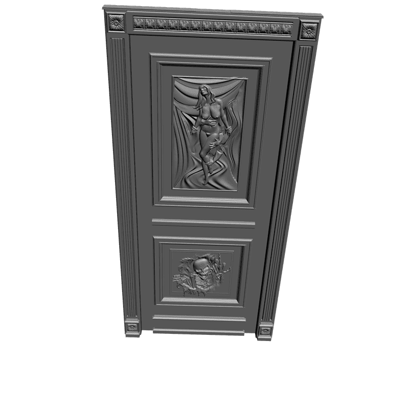 картинка Дверь резная H3-034 3D-STL.COM