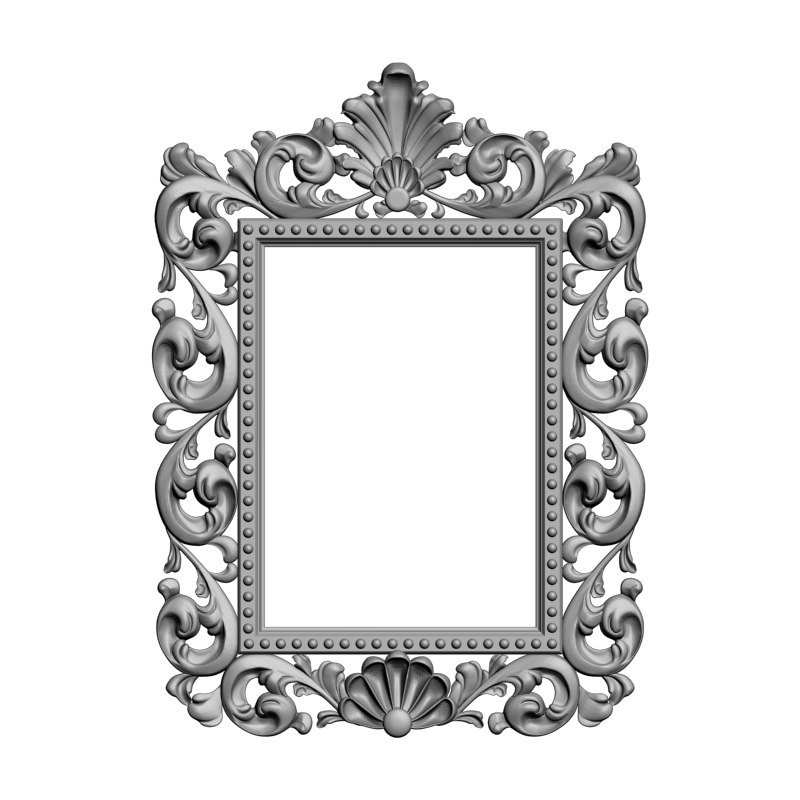 картинка Рамка резная D14-606 3D-STL.COM
