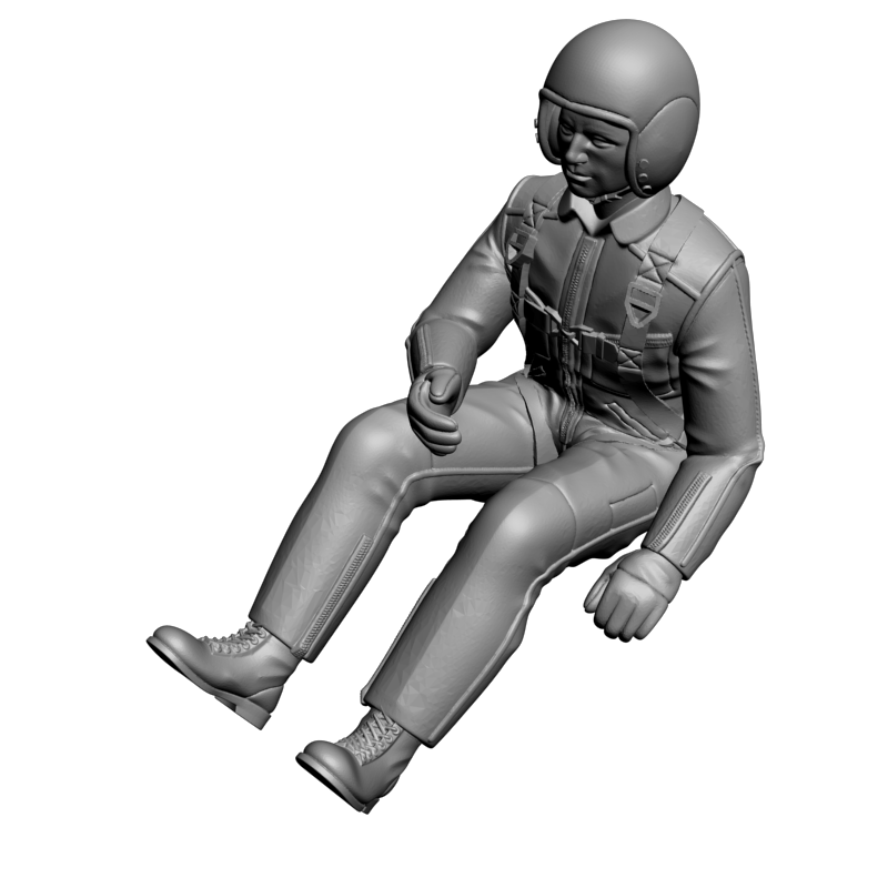 картинка Лётчик L3-306 3D-STL.COM