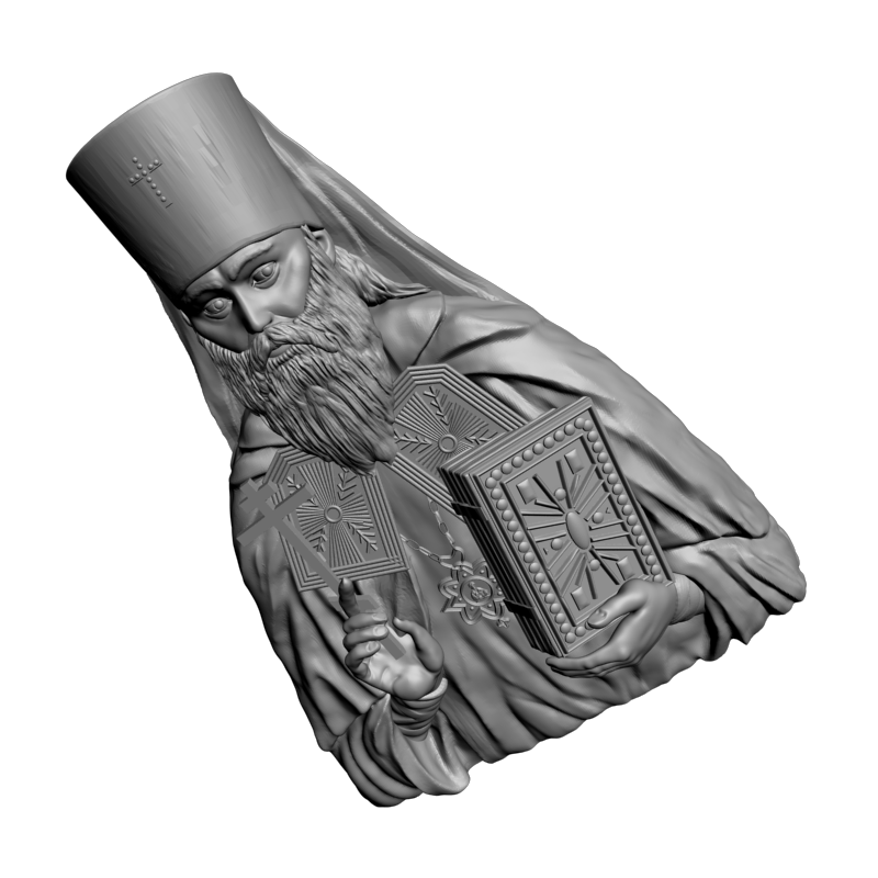 картинка Вениамин Петроградский Лик V6-082 3D-STL.COM