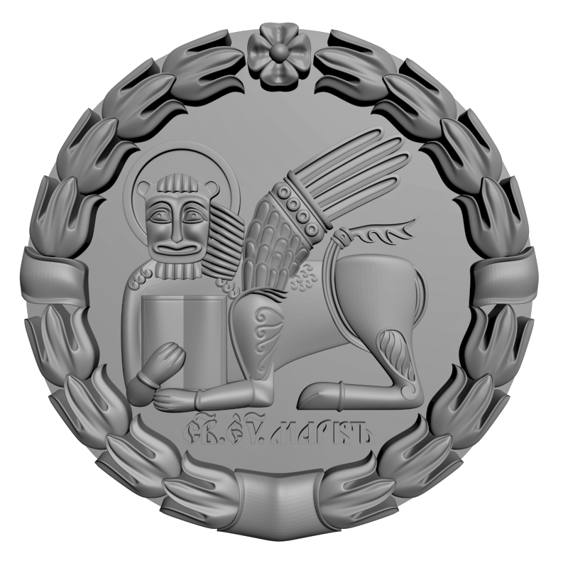 картинка Марк Круглая V3-386 3D-STL.COM